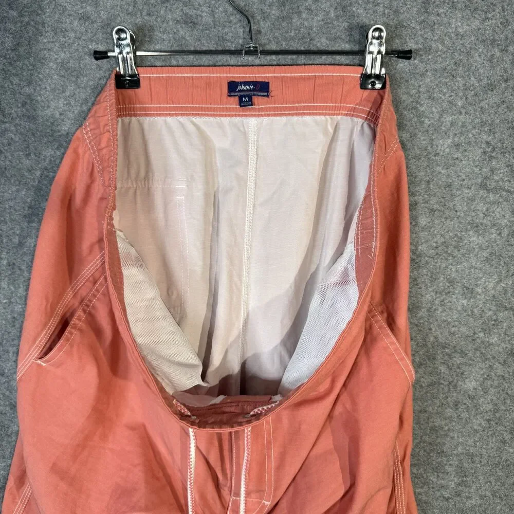johnnie-O Mens Board Shorts‎ Red Color Size M
